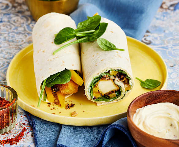 Halloumi-Wraps Halloumi-Wraps