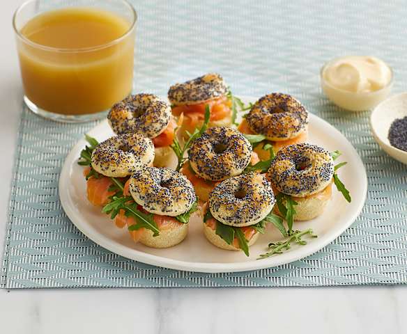 Mini bagel farciti