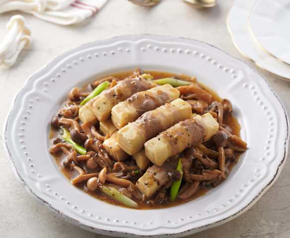 黑胡椒豆腐肉片捲