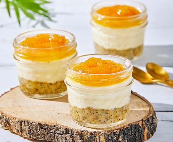 Individual Pineapple Cheesecakes