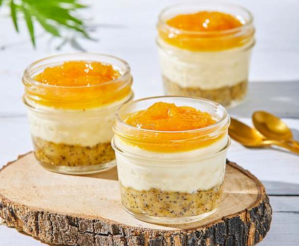 Individual Pineapple Cheesecakes