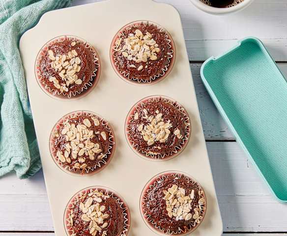 Muffin Cokelat Oatmeal Bebas Gluten