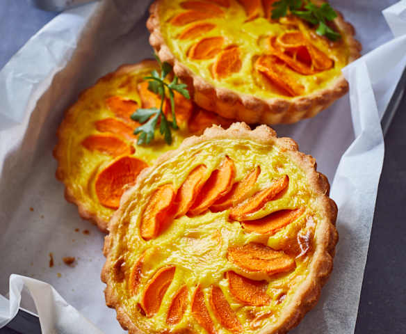 Möhren-Quiches