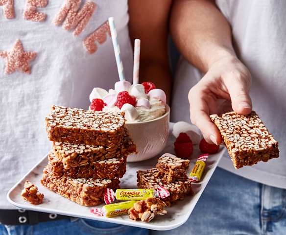 Croustillant Carambar et Chamallows