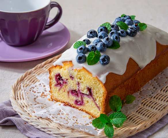 Plumcake al limone e mirtilli