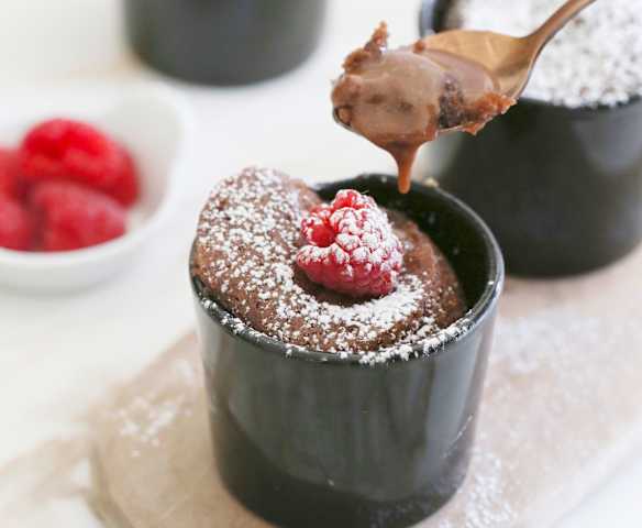 Mi-cuits vapeur chocolatés au coeur fondant (Métrique) (TM6, TM5)