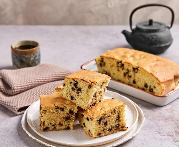 Quadrotti alle gocce di cioccolato