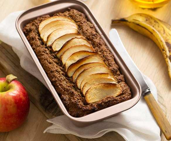 Apple and whole banana loaf Apple and whole banana loaf