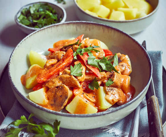 Gyros-Geschnetzeltes