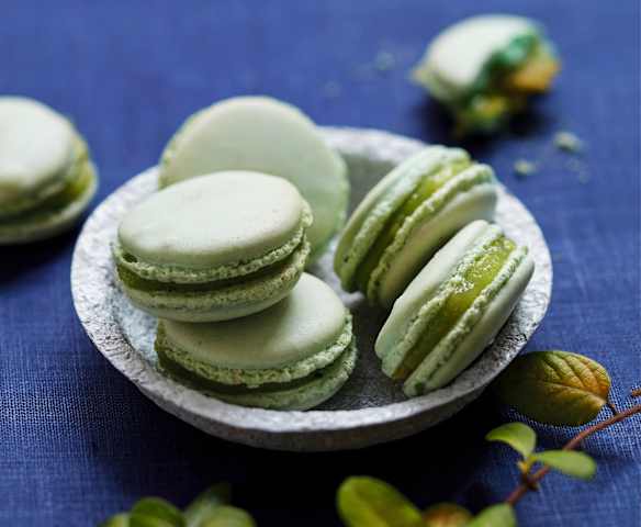 Macarons à la pomme verte