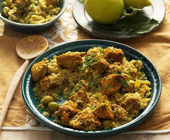 Moroccan chicken with couscous
