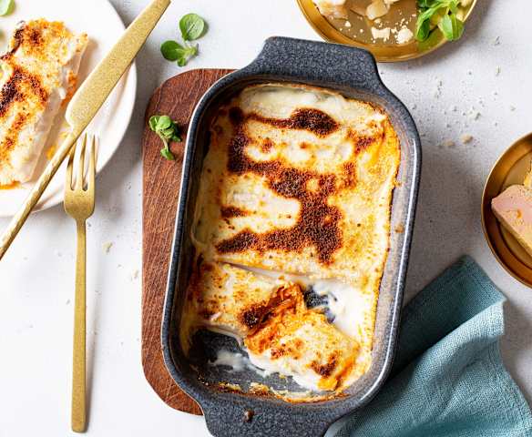 Canelones de ave Rossini