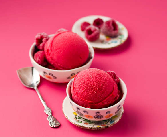 Sorbet framboise-girofle