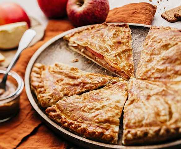 Galette pomme-speculoos