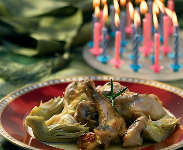 Coniglio ai carciofi