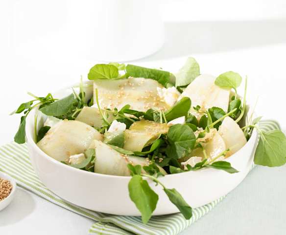 Ensalada de berros y pera