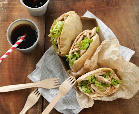 Pita shoarma de frango