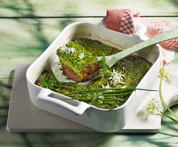 Karotten-Bärlauchfrittata