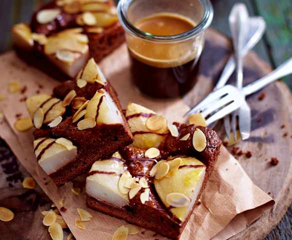 Brownies s hruškami