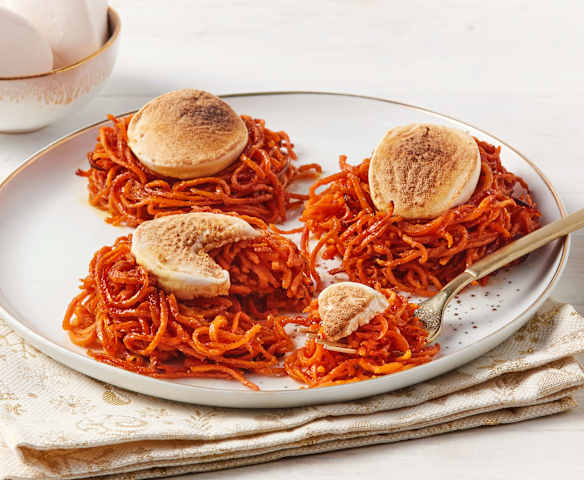 Spiralized Candied Sweet Potatoes