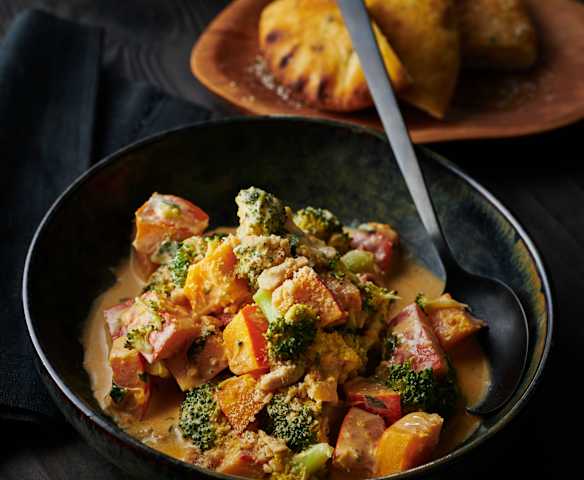 Kürbis-Brokkoli-Gemüse