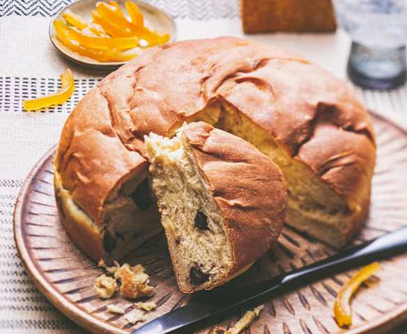 Brioche des Rois aux orangettes