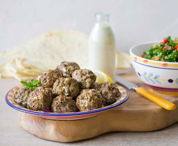 Lamb and feta meatballs