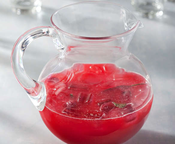 Limonada de frambuesa