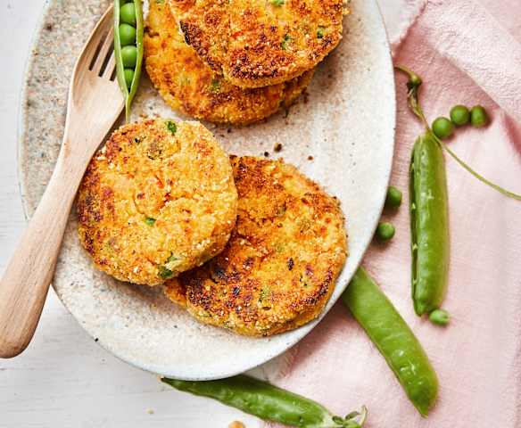 Galettes de légumes et poulet