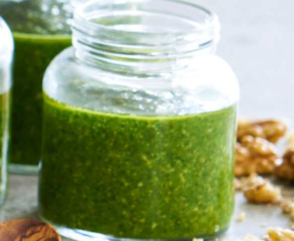 Pesto de rúcula e noz