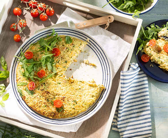 Pancake salato di verdure e tonno Pancake salato di verdure e tonno