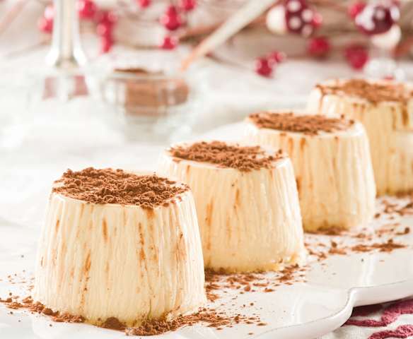 Panna cotta de turrón de Jijona