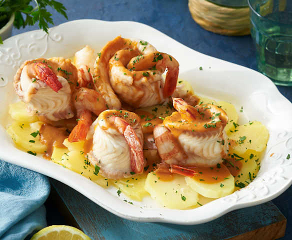 Tirabuzones de lenguado