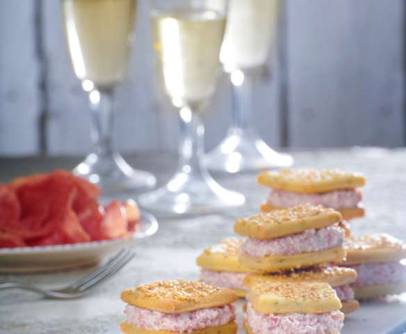 Biscottini sandwich salati