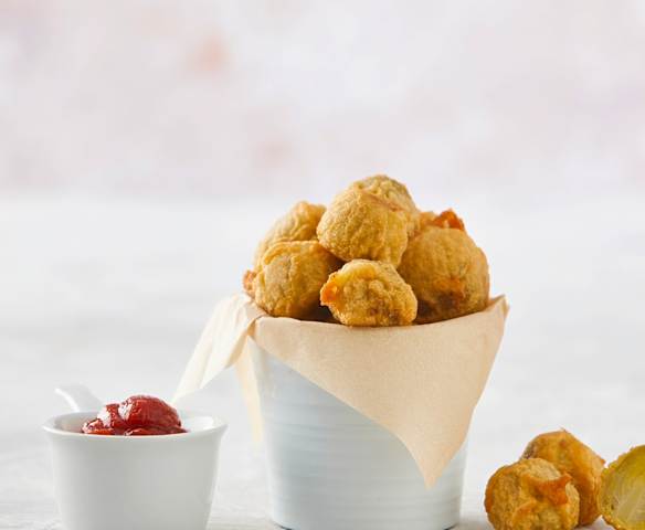 Pop corn di cavoletti di Bruxelles