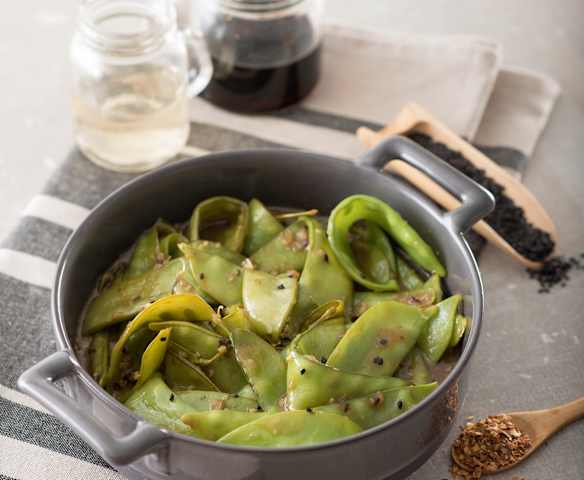 Tirabeques crujientes y picantes