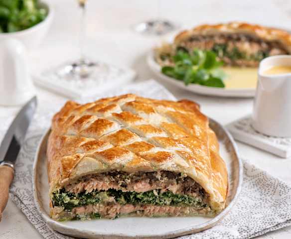 Łosoś à la Wellington Łosoś à la Wellington