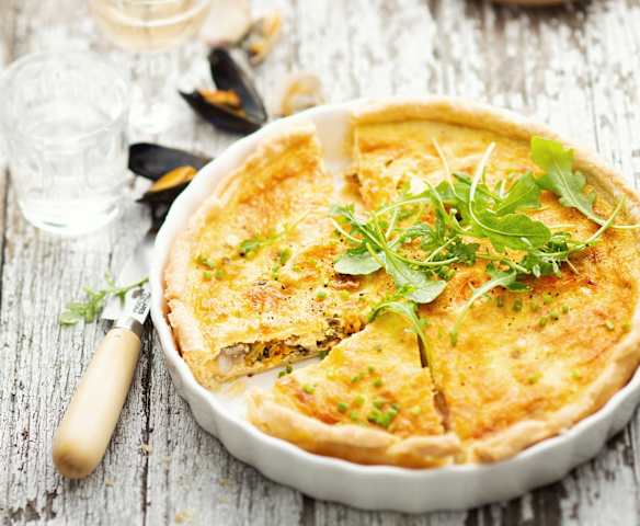 Quiche aux fruits de mer