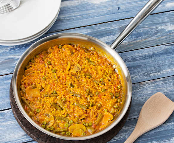 Paella de verduras (Hestan Cue™) Paella de verduras (Hestan Cue™)