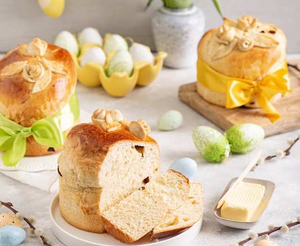 Ukraińskie babki drożdżowe (paski)