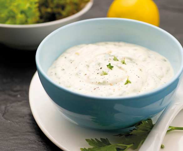 Dresink s vejci a bylinkami