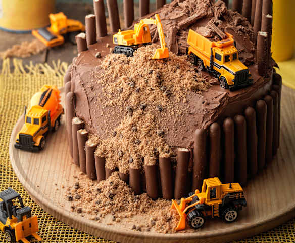 Digger Construction Cake