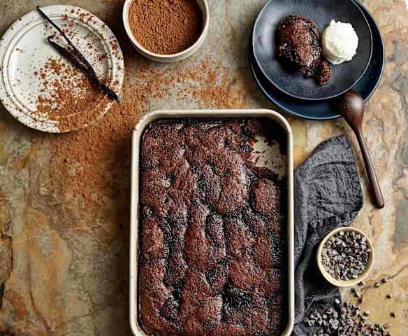 Bolo fudge de chocolate