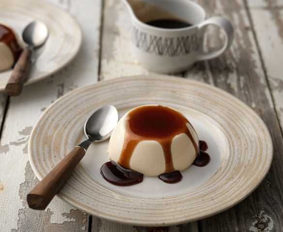Amarula Panna Cotta with Coffee Sauce