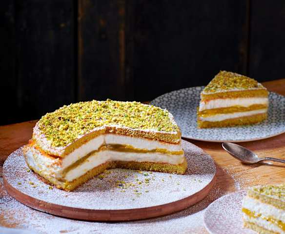 Torta ricotta e pistacchio