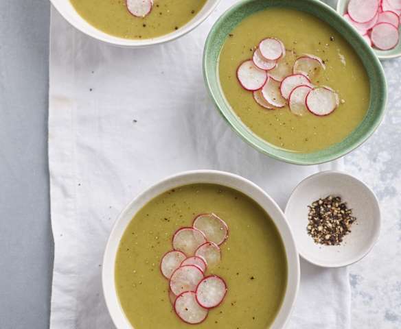 Sopa de rama de rabanete