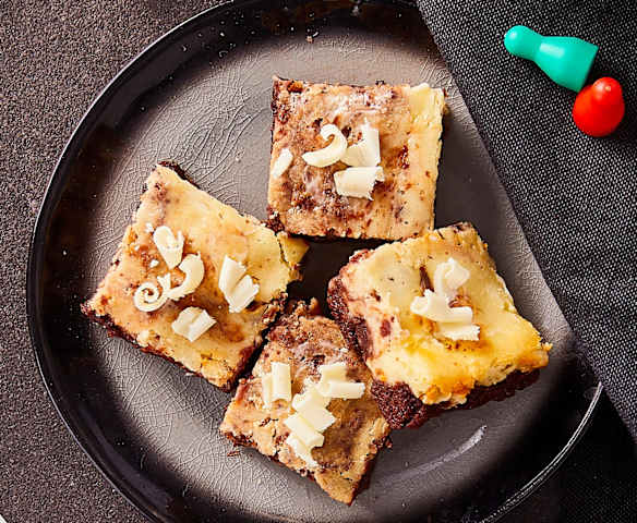 Brownies variegati ai due cioccolati Brownies variegati ai due cioccolati