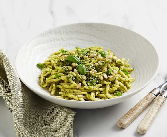 Trofie al pesto (vegan)