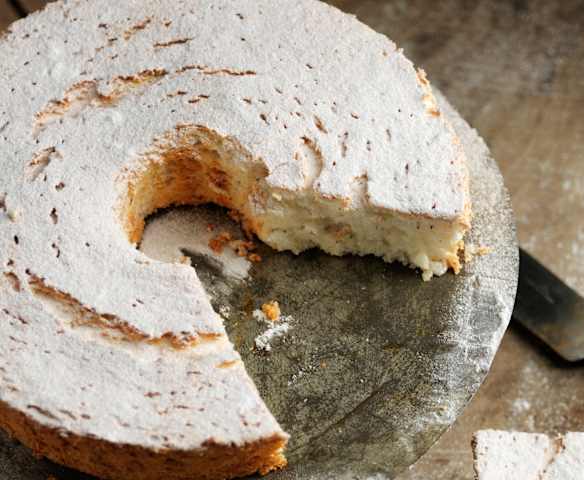 Angel cake de avelã Angel cake de avelã