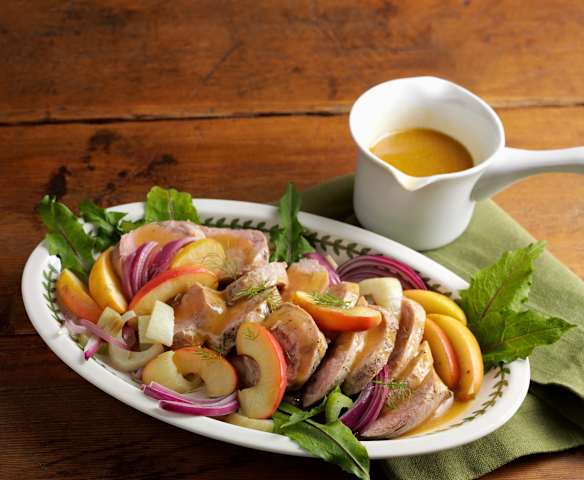 Pork Tenderloin with Whiskey Honey Sauce